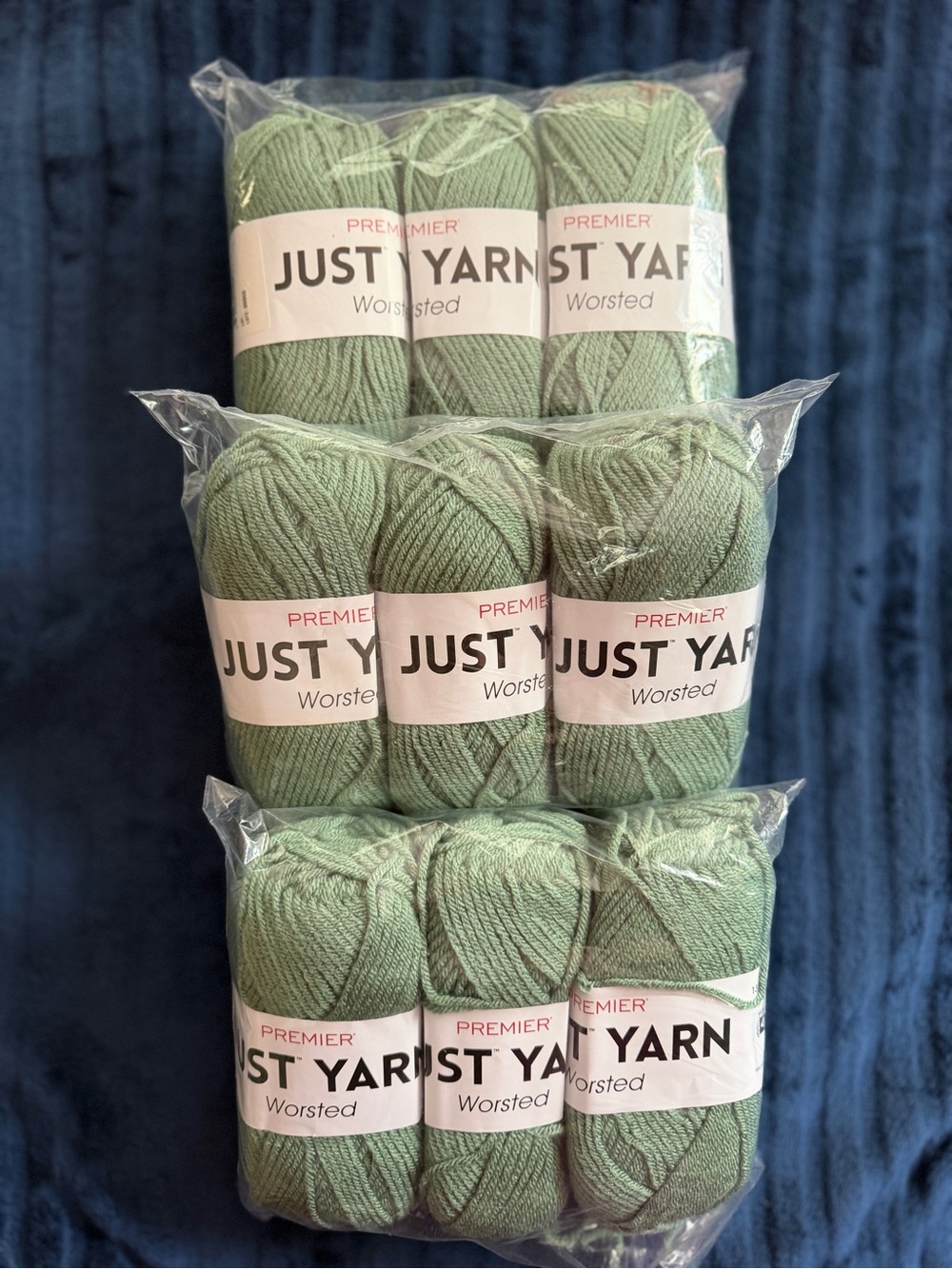 Premier Just Yarn Worsted Acrylic Yarn - Warm Green